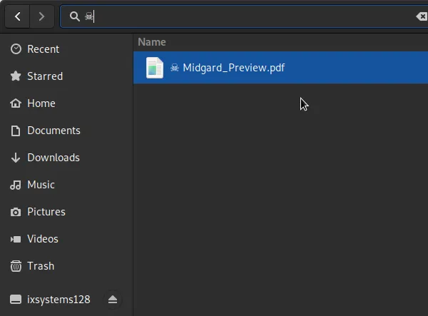 Labeling a file with emoji