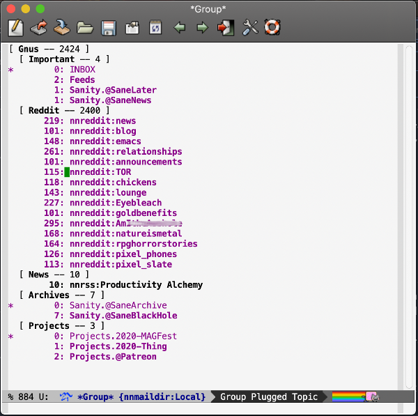 Mail，Reddit，and RSS feeds with Gnus