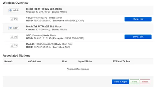 Overview of FreeMesh network FreeMesh 网络概览