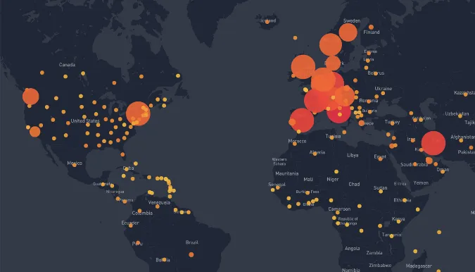 Locale.ai COVID-19 visualization Locale.ai COVID-19 visualization