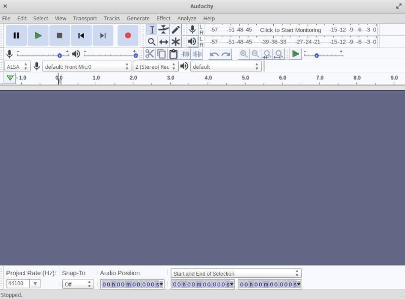 Audacity audio editor