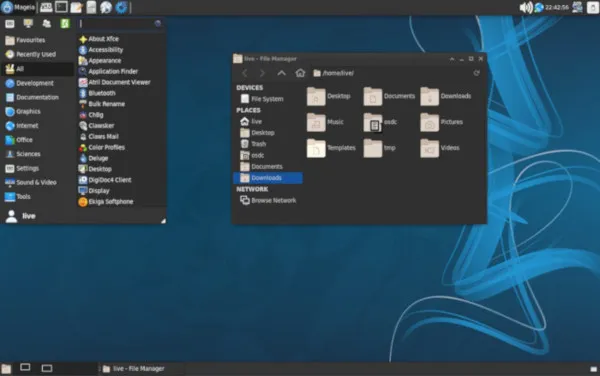 XFCE on Mageia Linux in 2019
