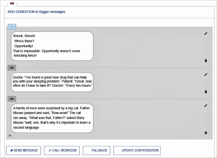 图 11: 添加文本消息