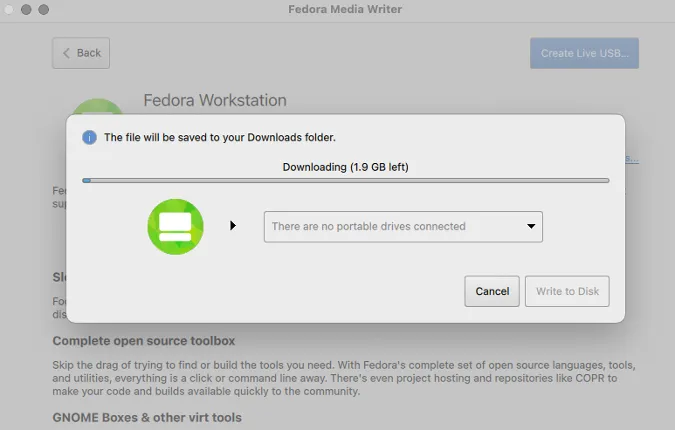 下载 Fedora Workstation