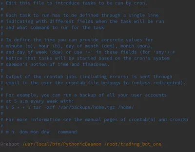 Crontab on Ubuntu Server