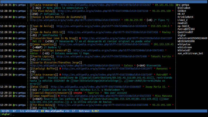 IRC on WeeChat 0.3.5