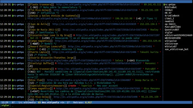 IRC on WeeChat 0.3.5
