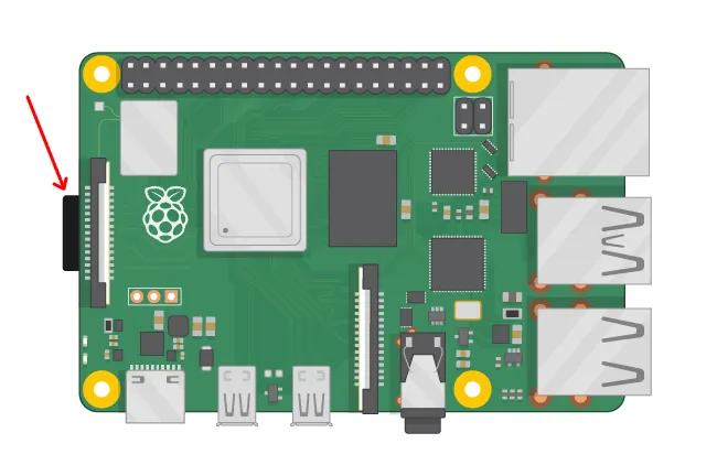 树莓派 SD 卡插入时有一小部分可见