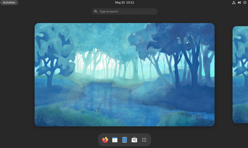 Fedora 34 with GNOME 40