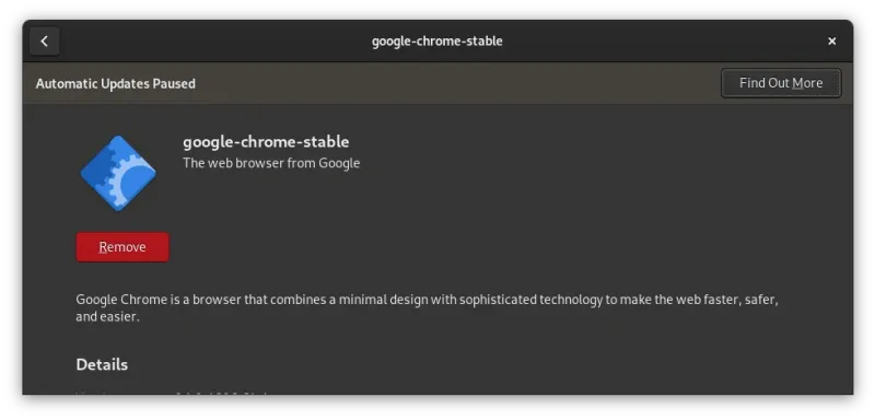 Chrome is now installed