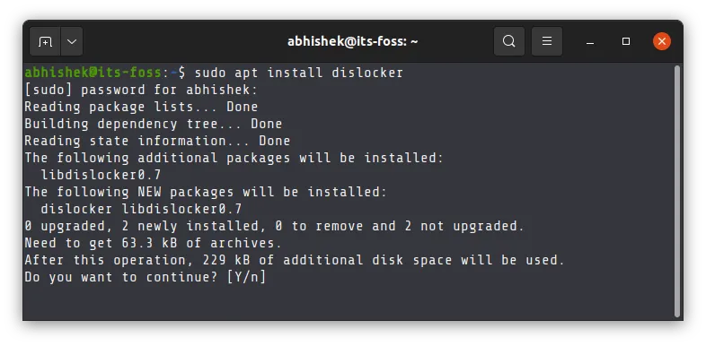 Installing Dislocker in Ubuntu