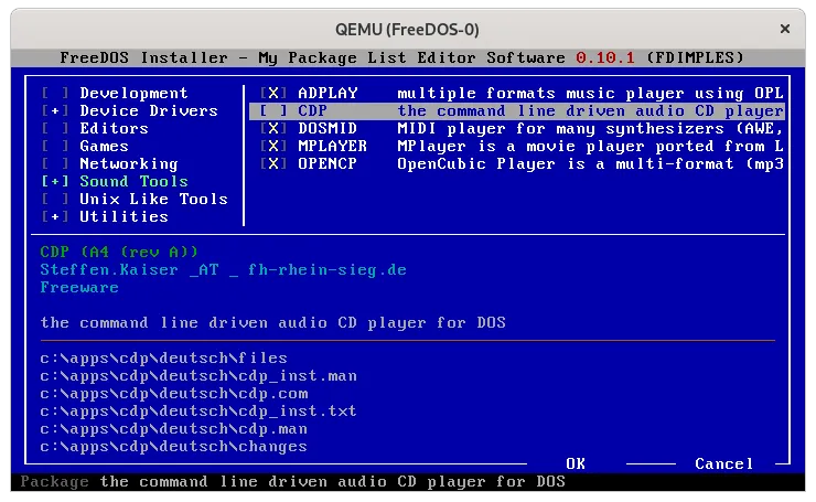 fdimples unselect cdp