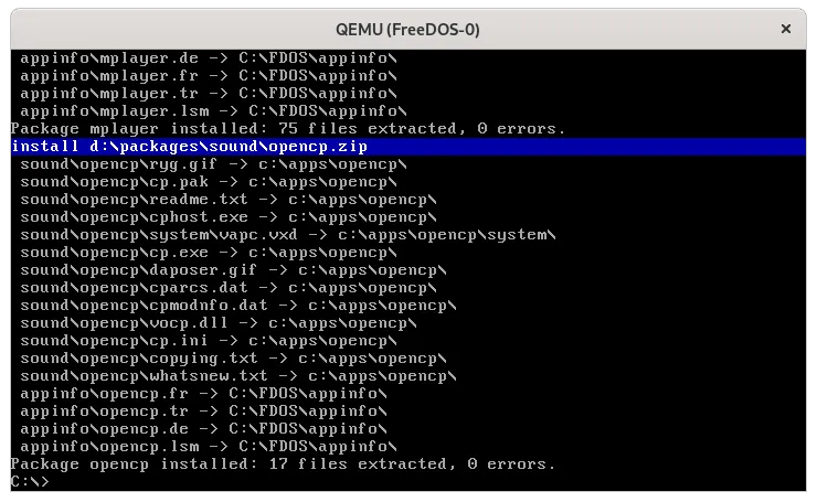 fdimples sound install done