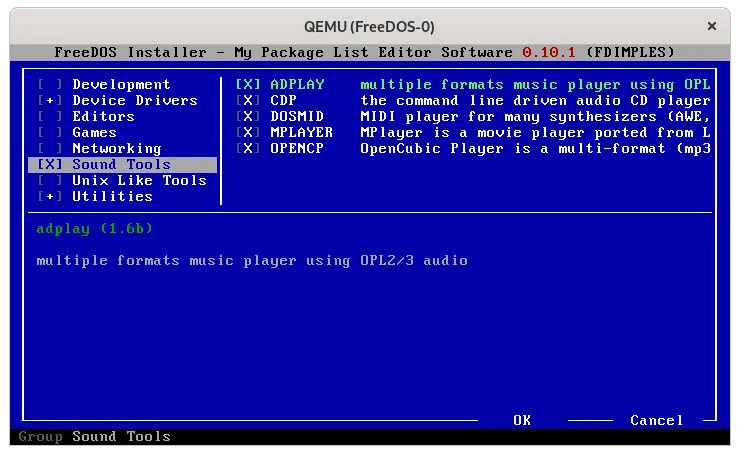 fdimples sound select