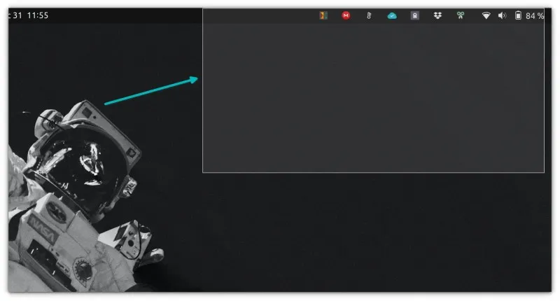 Taking screenshot of an area in GNOME