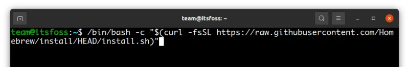 Installing Homebrew on your system