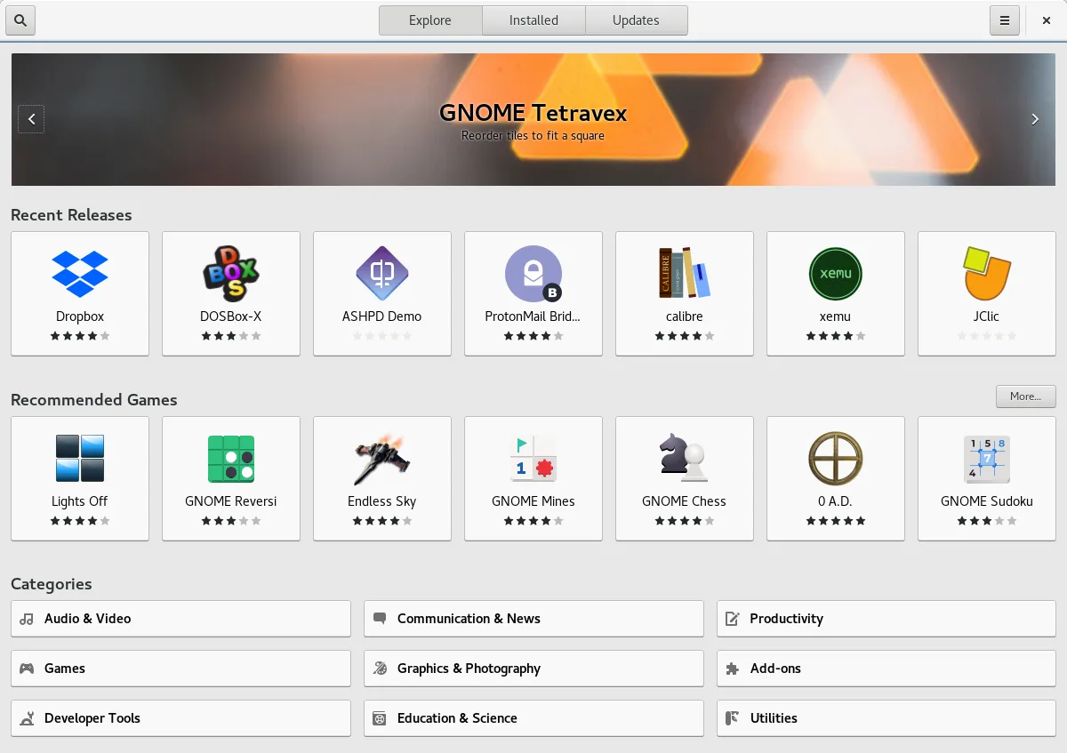 GNOME Software GNOME Software