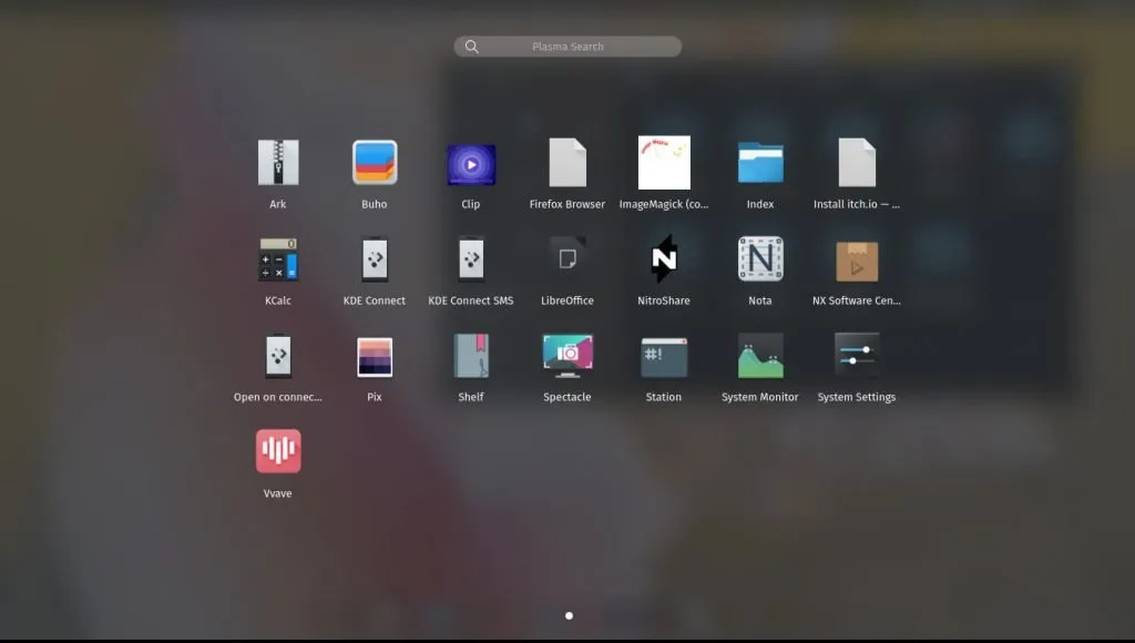 Nitrux 2.0 应用程序视图