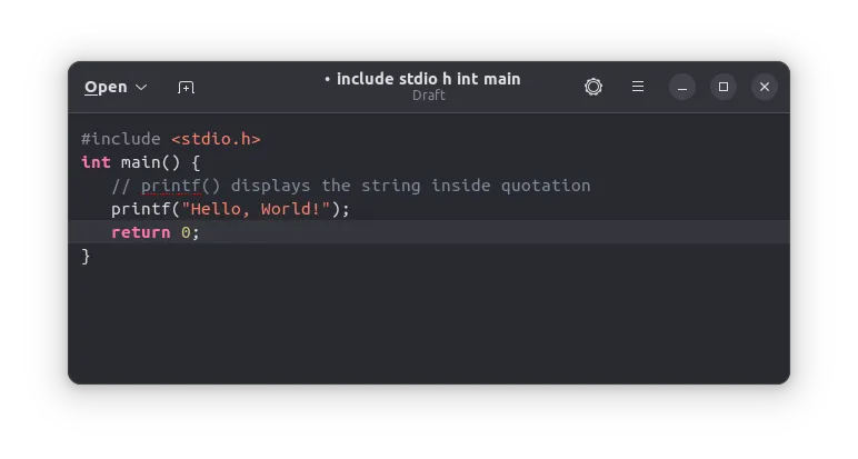 Bash scripts. C/C++ code are detected even without file extension
