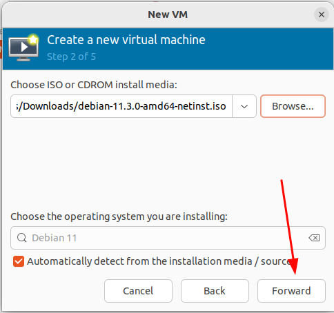 Forward-after-browsing-iso-file-virt-manager