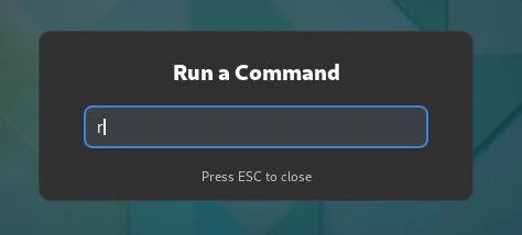 Restart GNOME Shell (X11)