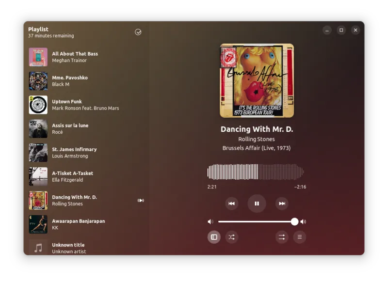 amberol music player