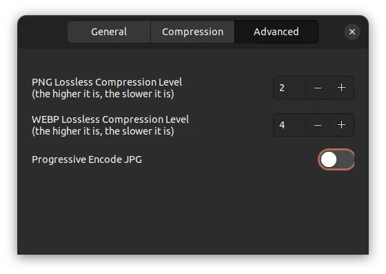 curtain advanced options