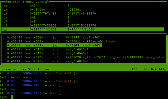 Callstack assembly