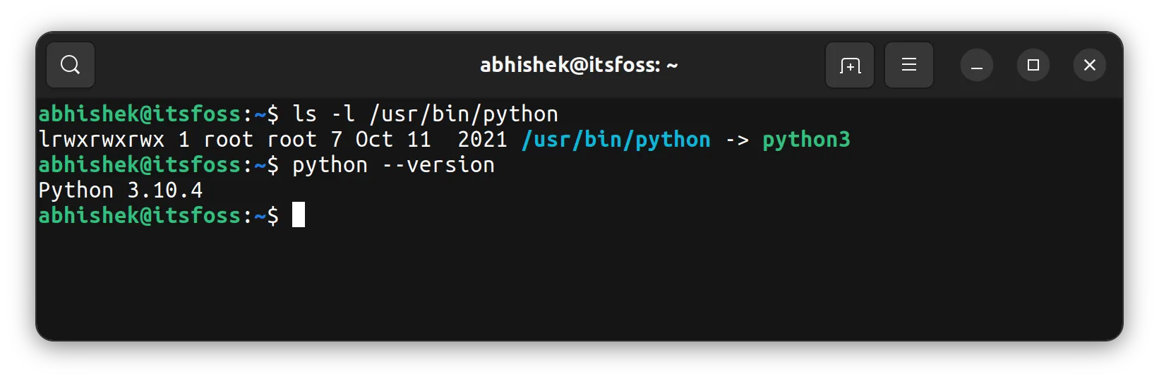 checking python ubuntu