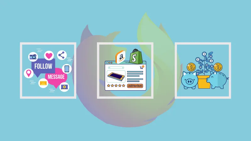 Firefox 中的容器图示