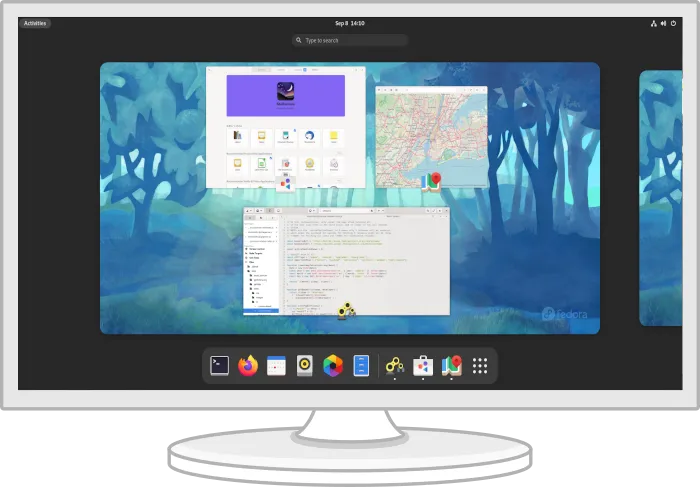 Introduce the different Fedora Linux editions: Fedora Workstation