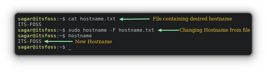 sudo hostname -F hostname.txt