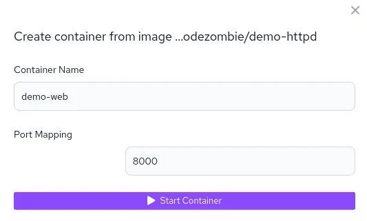 Container configuration