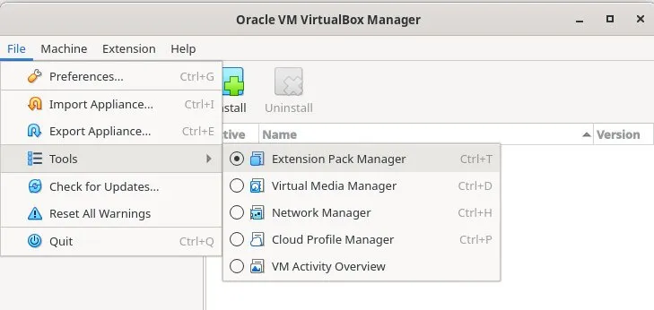 安装扩展包管理器