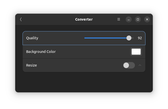 customize converter