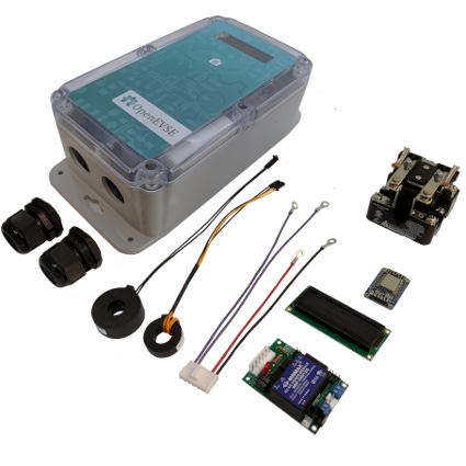 Image of the OpenEVSE kit.