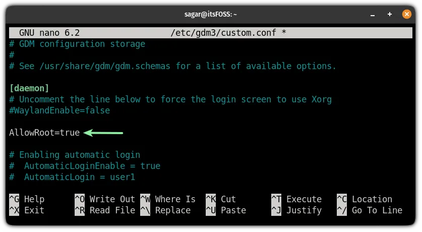 configure GDM on ubuntu