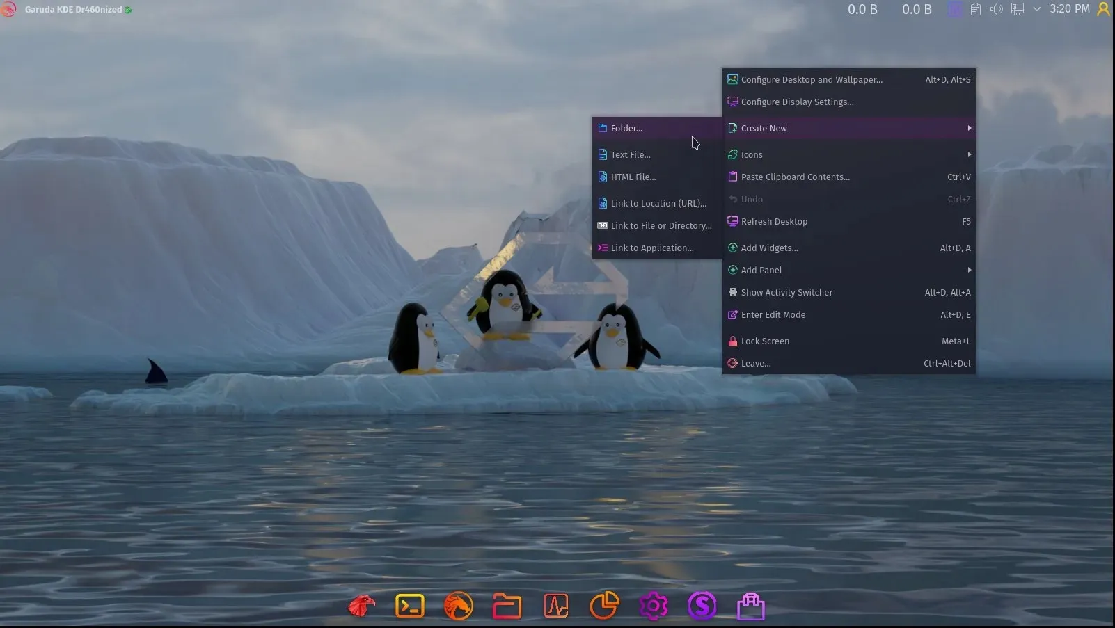 Garuda Linux 桌面（2022）