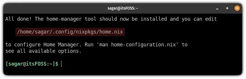 主目录管理器在NixOS中的位置