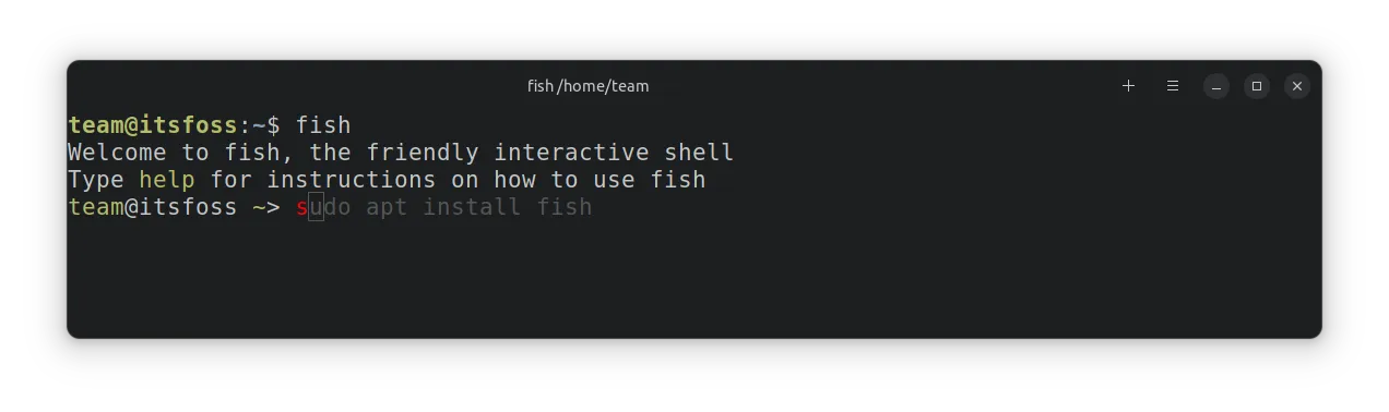 Fish Shell