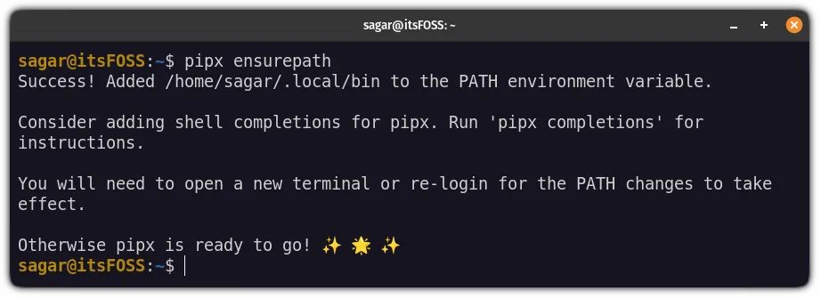 install pipx in ubuntu