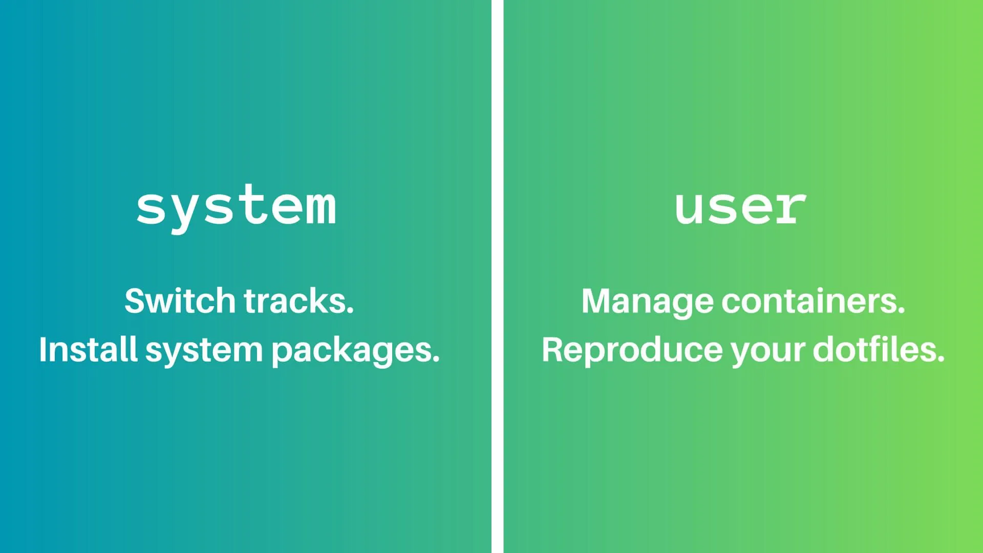 a banner showing the new cli utilities on blendOS v3