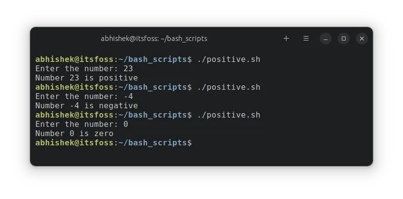 Running a script with bash elif statement