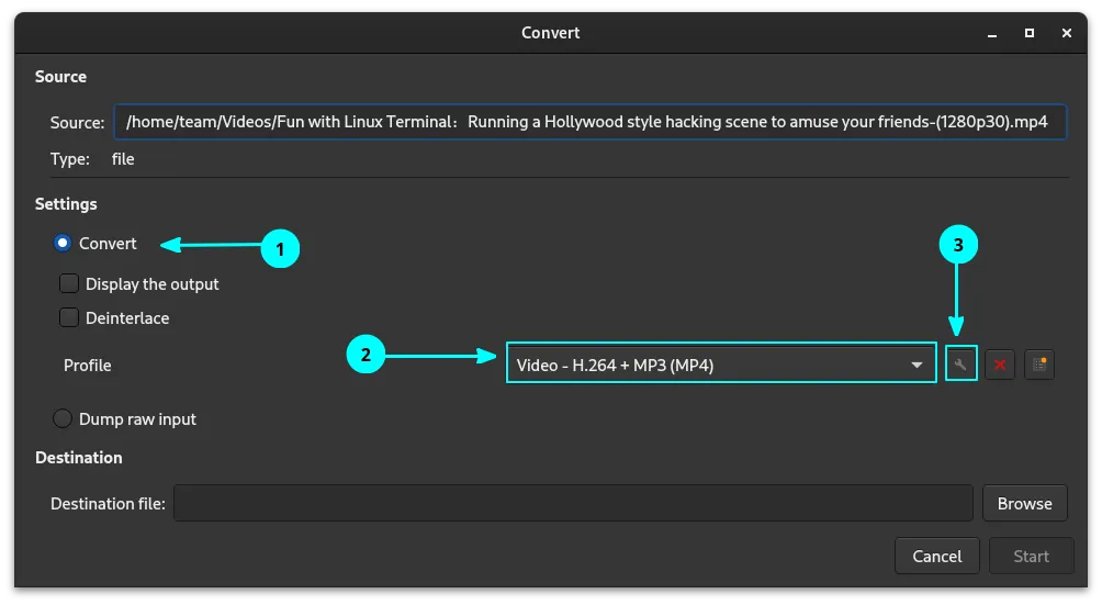 Click on Configuration button