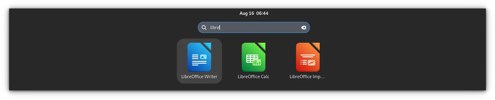 大部分人用 GNOME 活动来搜索和运行应用