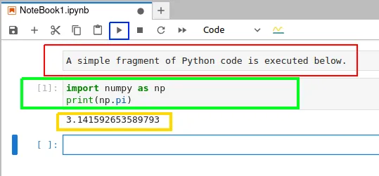 图 3:在 Jupyter Notebook 中执行 Python 代码